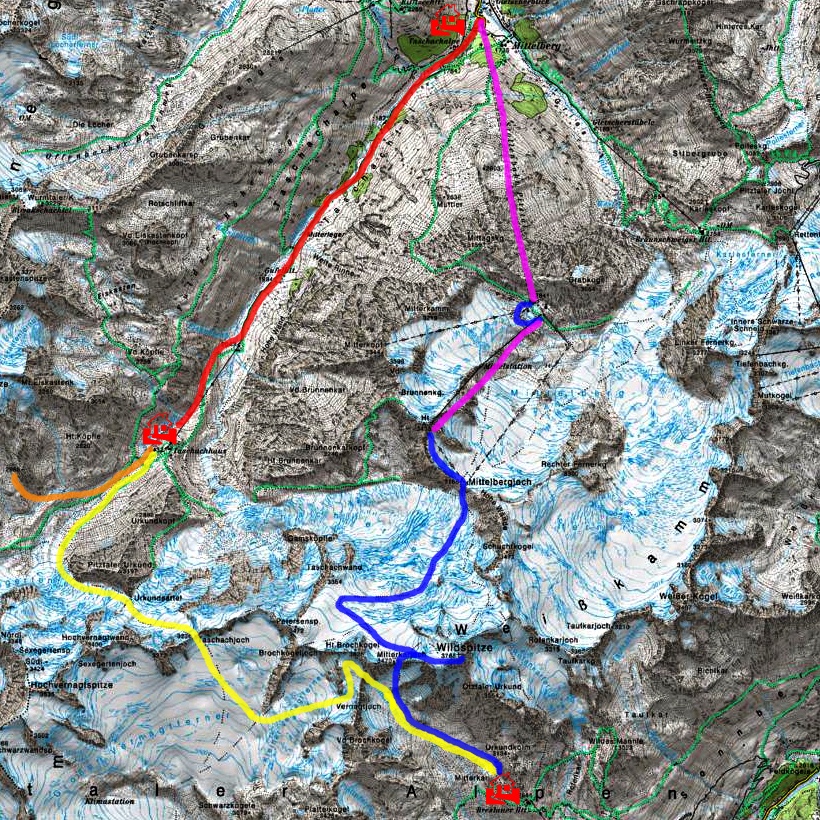 000-trasa Otztaler Alpen